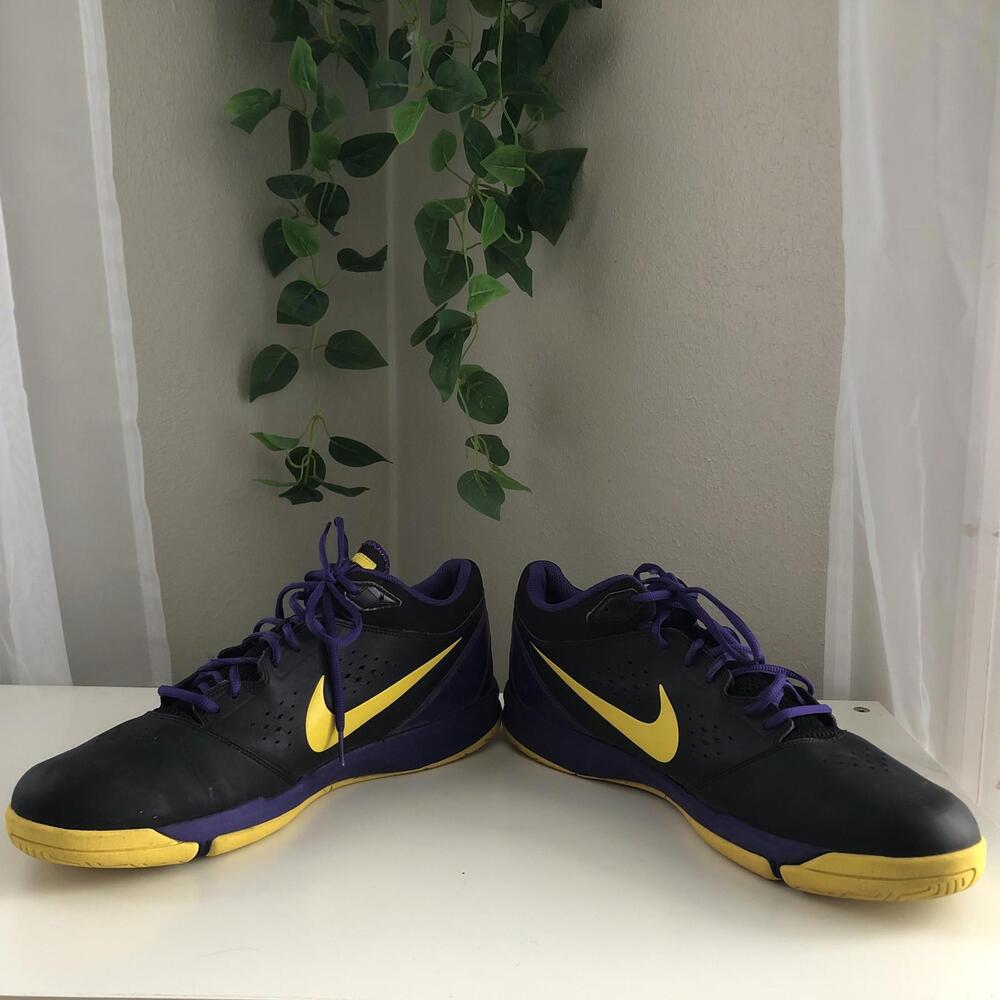 Nike Zoom Attero Mens Size 14 Purple/Black/Yellow With Purple Laces P13 - Picture 5 of 8